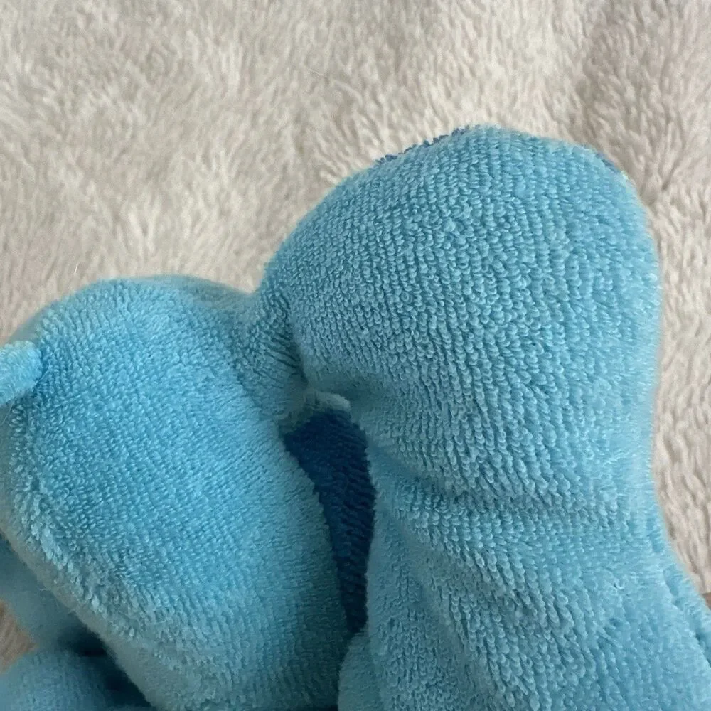 Tyco Blues Clues Beachtime Blue Plush Stuffed Animal Figure 1998 Vintage